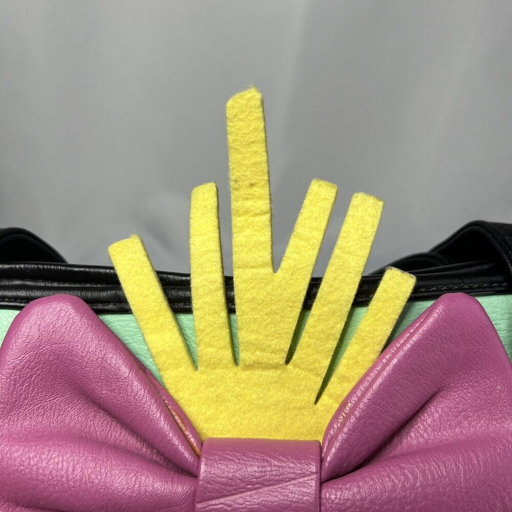 Loungefly Disney Lilo & Stitch/ Scrump Face 2 Sided Face Tote Bag large purse - Picture 9 of 9